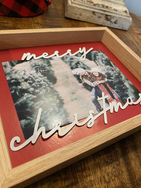Merry Christmas Picture Frame