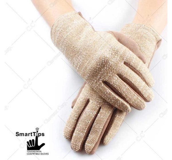 CC Textured Gloves With Smart Tip Finger. 4 Colors!