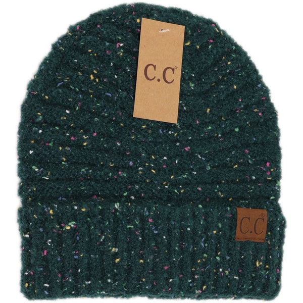 CC Confetti Boucle Knit Cuff Beanie *Multiple Colors*