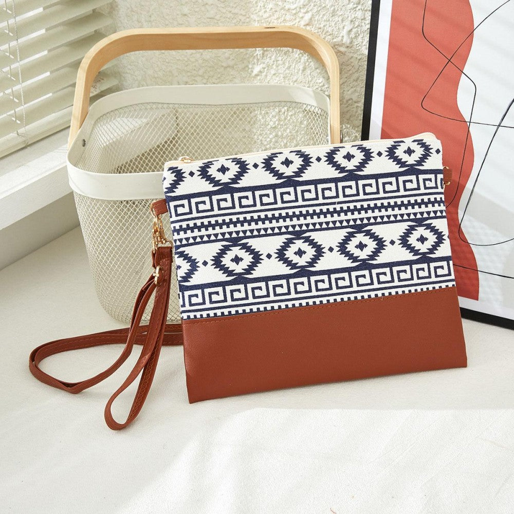 Aztec Printed convertible crossbody/handbag/purse/clutch