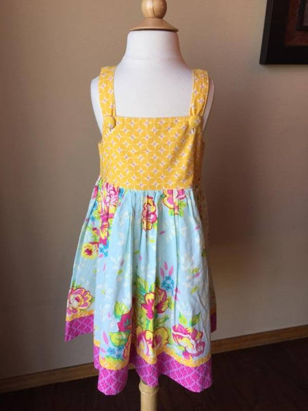 Pre-Loved Girls Custom Made Girls Dress (Like Matilda Jane) Size 6