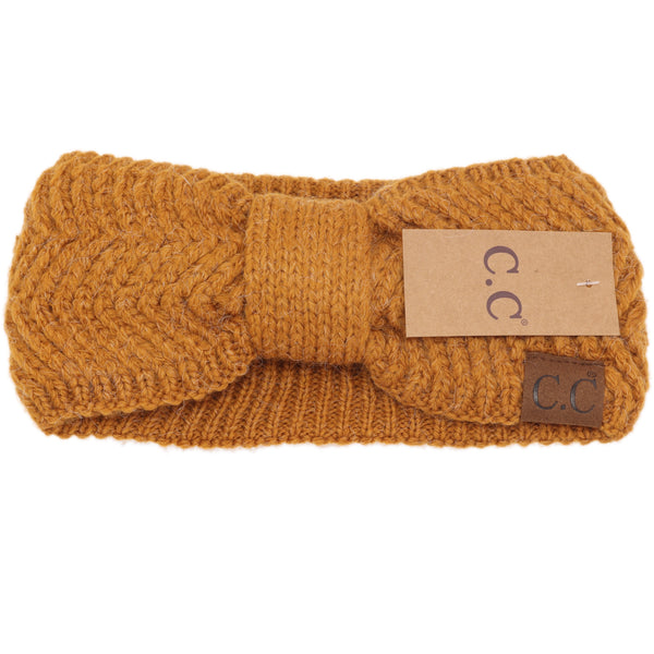 CC Chevron Knot Knit Head Wrap (2 colors)