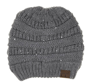 C.C Elegant Sequin Beanie (Adult/One Size) *Multiple Colors*