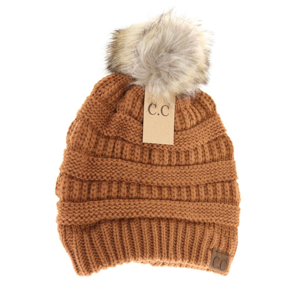 【安心発送】 C.C. Colors Many Size) (Adult/One Beanie Pom Fur Faux その他
