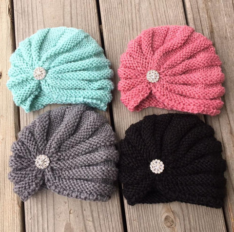 New Boutique Baby Rhinestone Beanies *CLEARANCE*