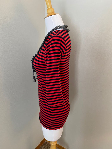Pre-Loved Philosophy striped 3/4 sleeve top, S