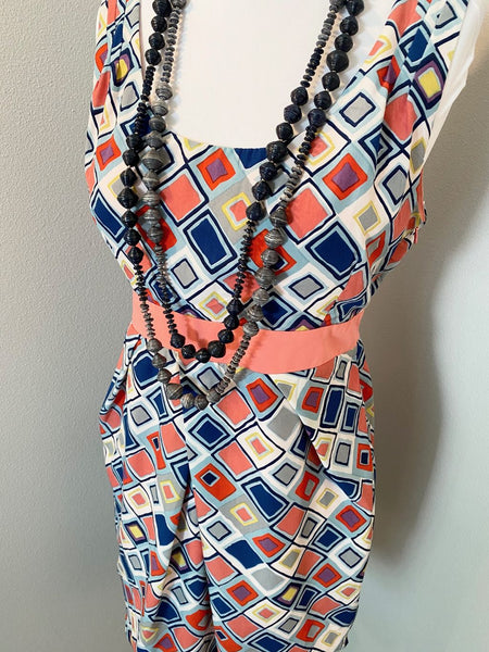 Pre-Loved Women's Umgee Geometric Print Dress, L