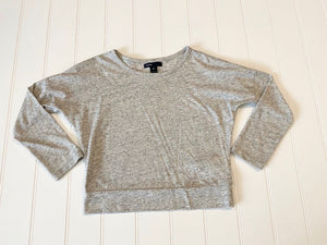 Pre-Loved Girls Gap Heathered Banded Top Size S (6/7)