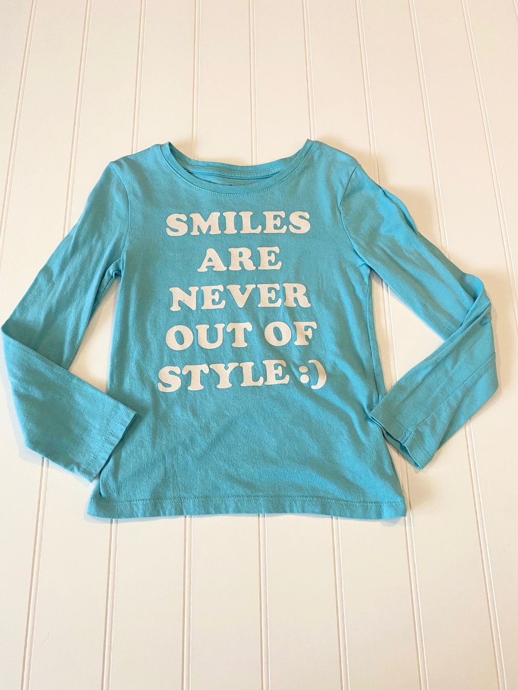 Pre-Loved Girls Gap Graphic Print Top Size S (6/7)