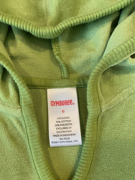 Pre-Loved Girls Gymboree Hooded Velour Tunic Top Size 6