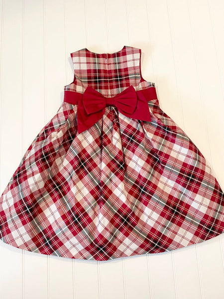 Pre-Loved Girls Like New Gymboree Plaid Christmas Dress, Size 6
