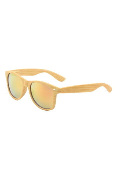 Faux Wood Fashion Sunglasses Several Colors