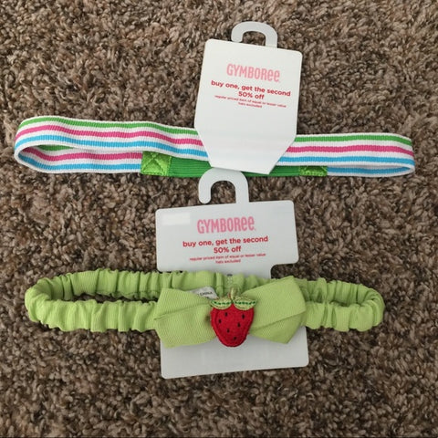 Pre-Loved Girls Accessories Two New Gymboree Headbands OS