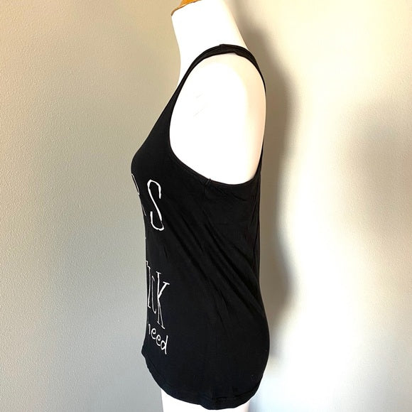 Pre-Loved Boutique “Lattes & Lipstick” Tank, Size L