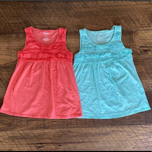 Pre-Loved Girls Old Navy Lace Tank Top Bundle Size M (8)